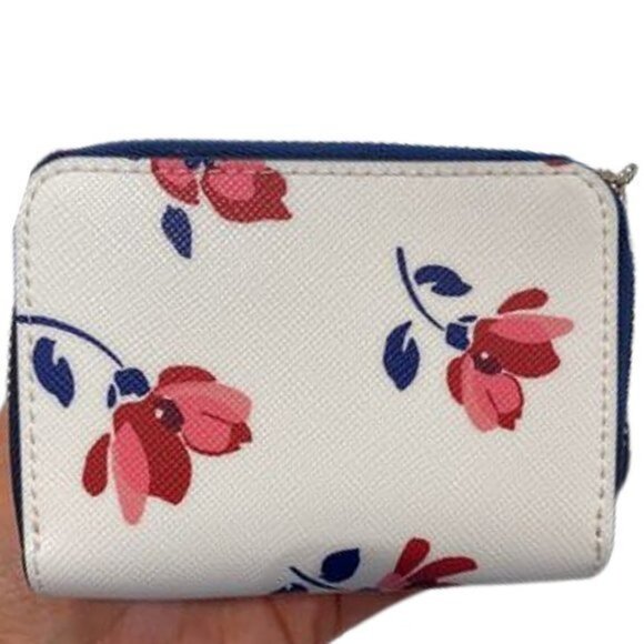 KATE SPADE Staci Bi Fold Wallet Tea Rose Toss - Picture 2 of 7